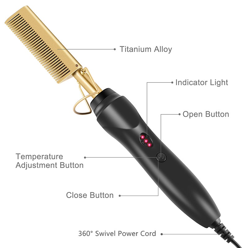 2 in 1 Electric Hot Heating Comb