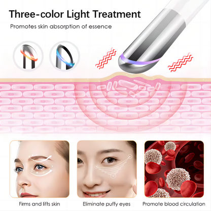 5 In 1 Eye Beauty Facial Massager -LED Red Light Therapy Wand